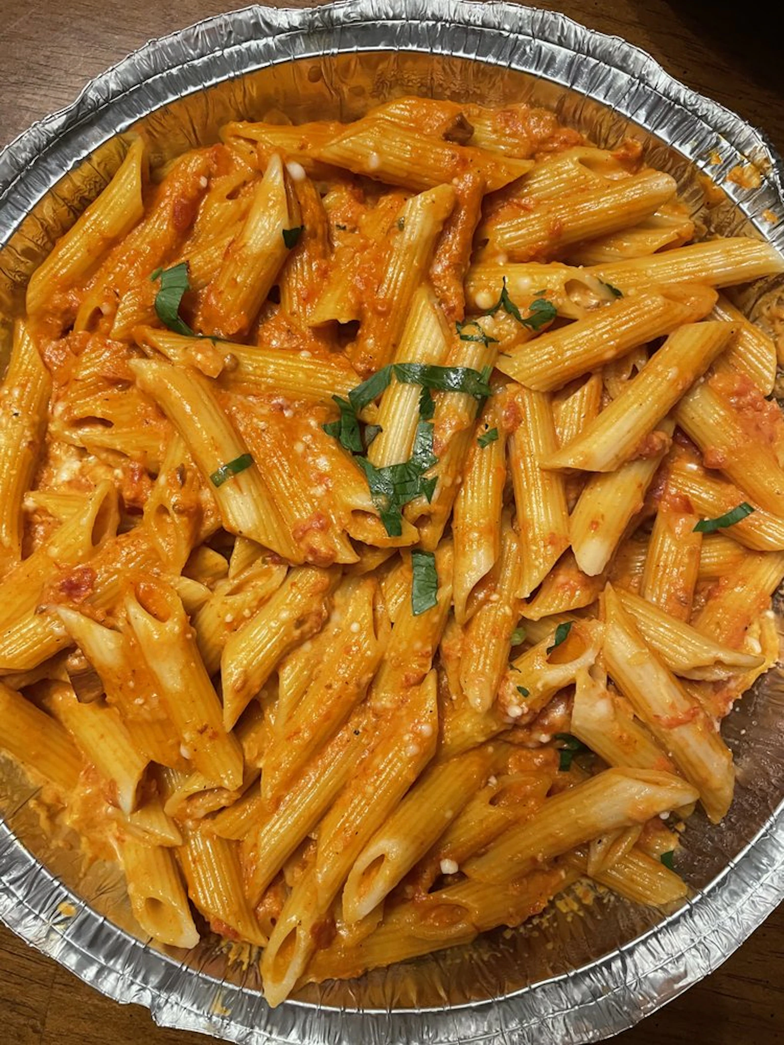 Penne alla vodka from Our Little Italy